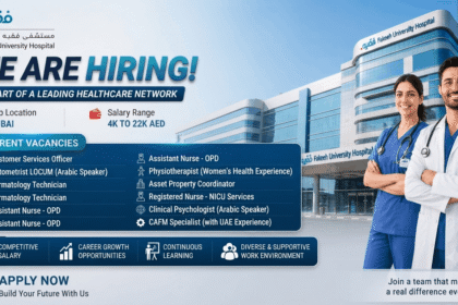 Fakeeh University Hospital Dubai Careers 2026